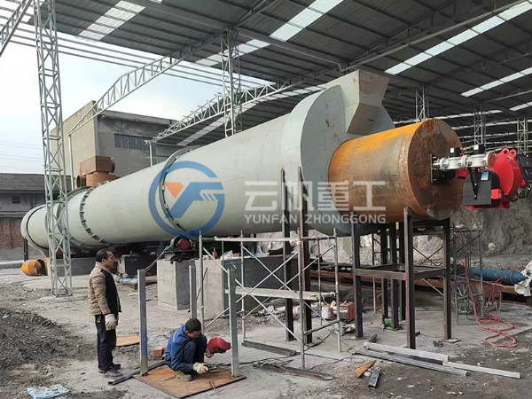 四川樂山礦渣烘干生產線2